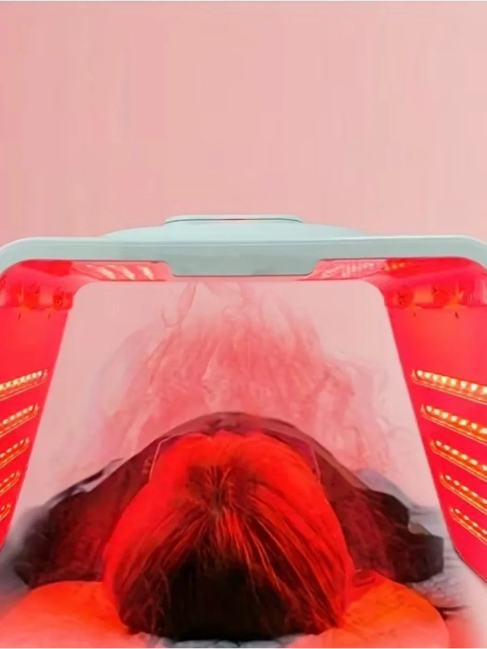 LED Red Light Therapy Facial Device - White